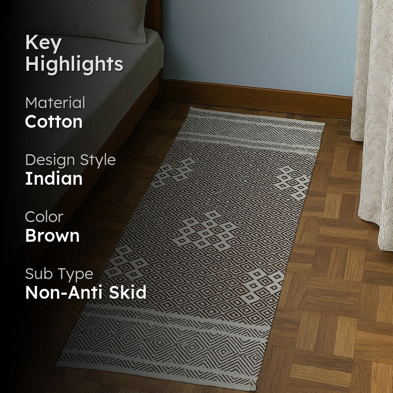 ShapeSpry Runner Rug - Brown media 2