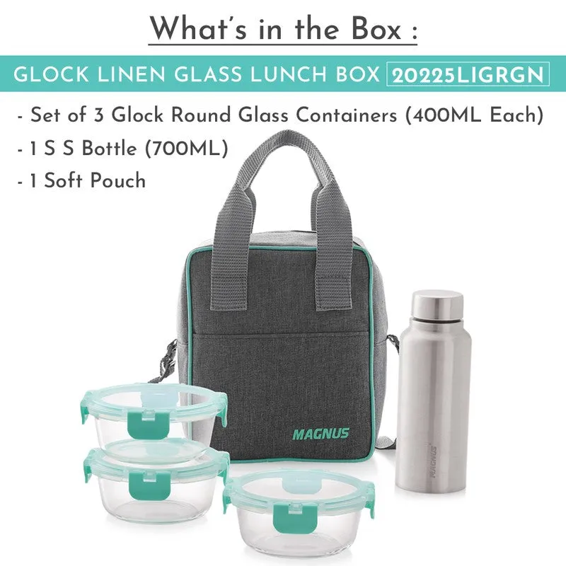 Hexva Lunch Box with Bottle & Lunch Bag - Four Piece Set media 5