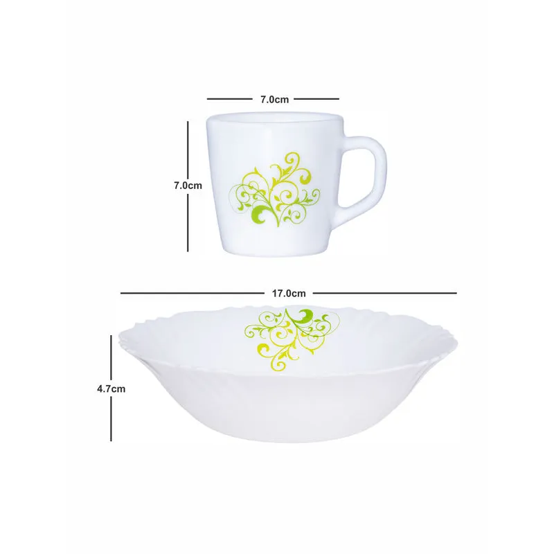 Cello Minsara Floral Tea & Snack Set - Five Piece Set media 5