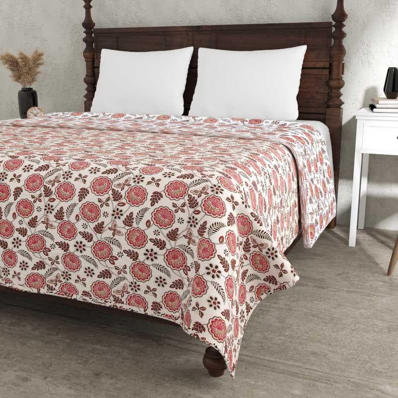 Miksha Floral Printed Brown Cotton Dohar media 4