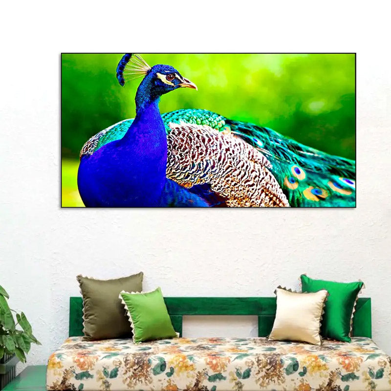 Beautiful Peacock Canvas Wall Painting