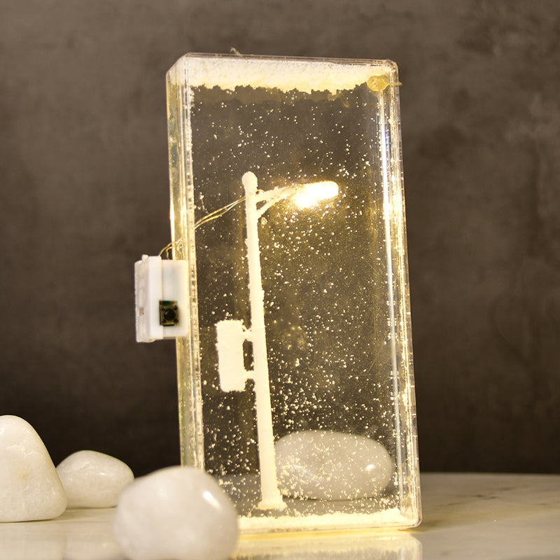 Snowy Nights Resin Showpiece