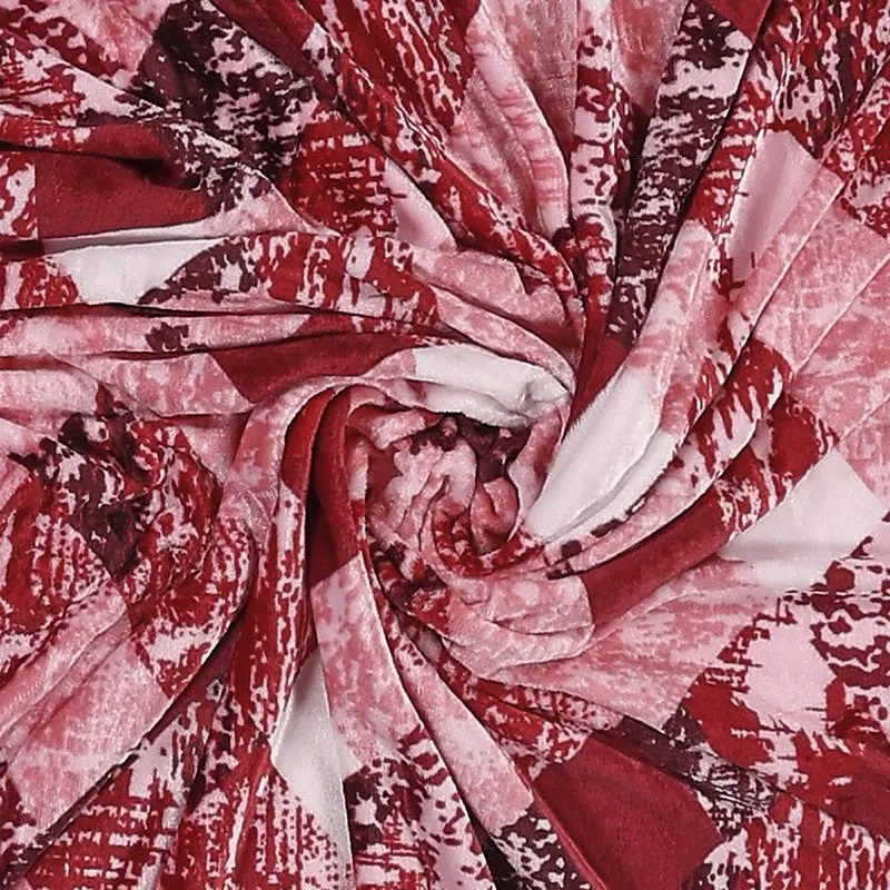 Monte Carlo Urban Diamond Bedsheet (Pink,Red) - 280 GSM media 5