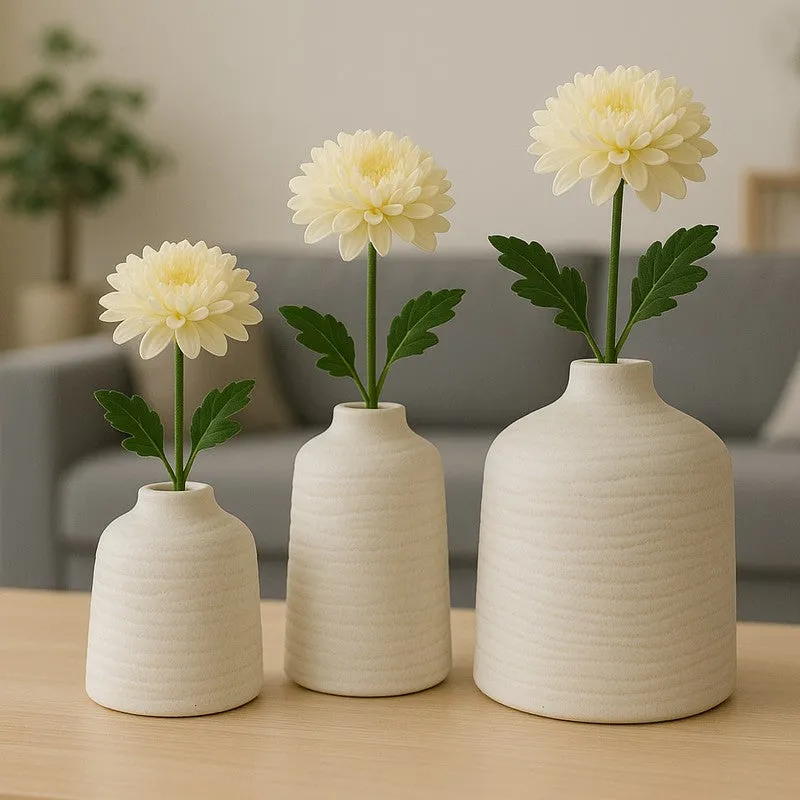 Veloura Ceramic Vase - Set of Three media 3