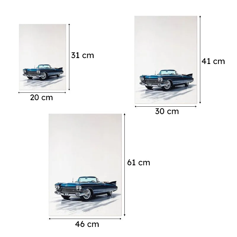 Midnight Cruiser Wall Poster - Blue media 10