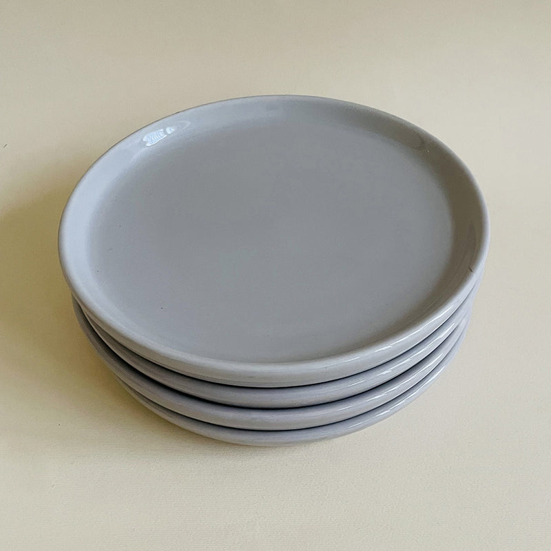 Aurale Ceramic Quarter Plate (Grey) - Set Of Four media 3