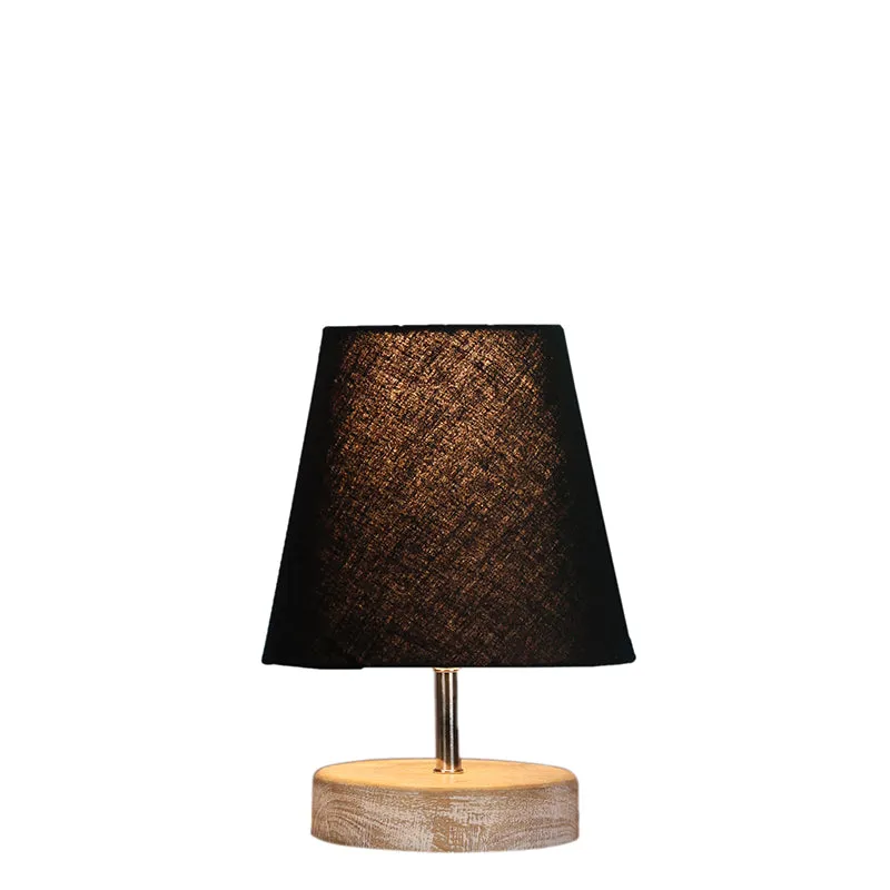 Renvo Fabric Table Lamp - Black,Brown media 3
