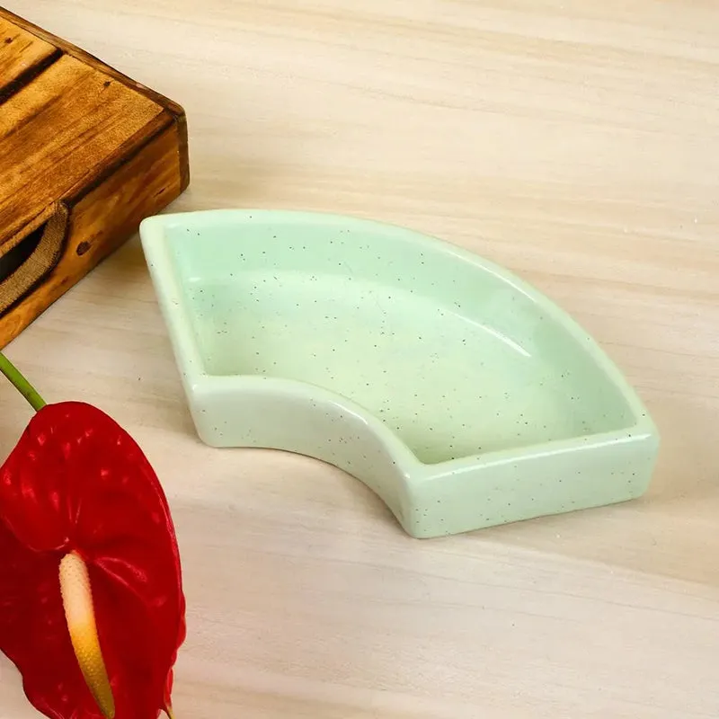 Lemongrass Hemi Handmade Ceramic Platter media 1