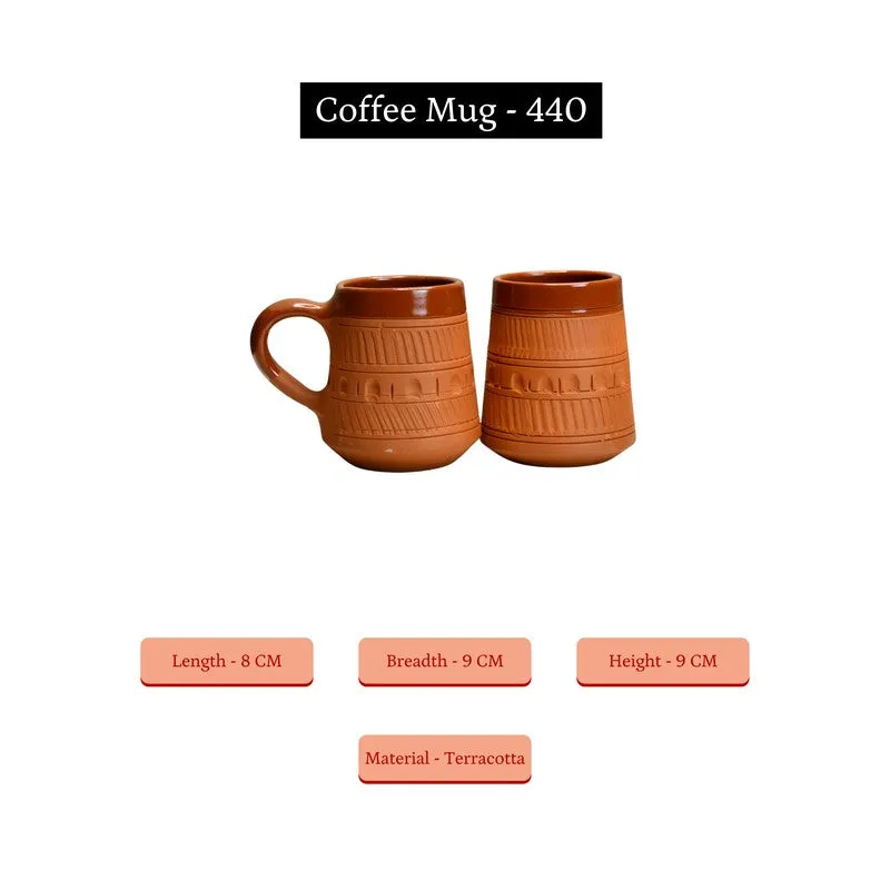 Hearthside Terracotta Coffee Mug (440 mL Each) - Set Of Two media 10