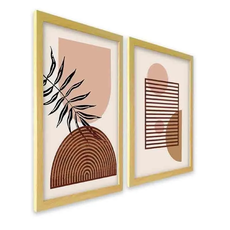 Modern Outlook Canvas Wall Art - Set Of Two media 5