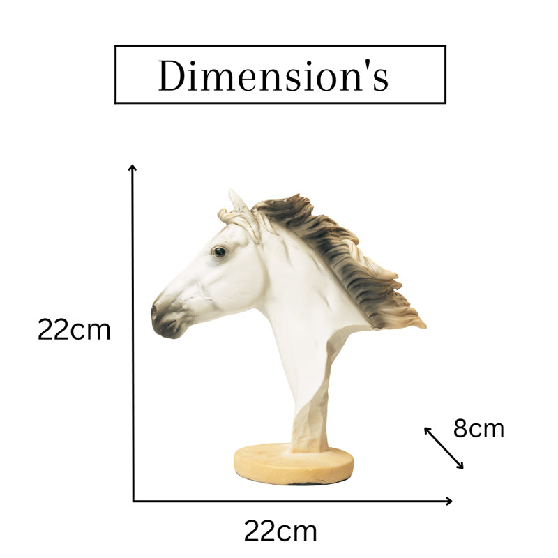 Palomino Stallion Head Showpiece media 3