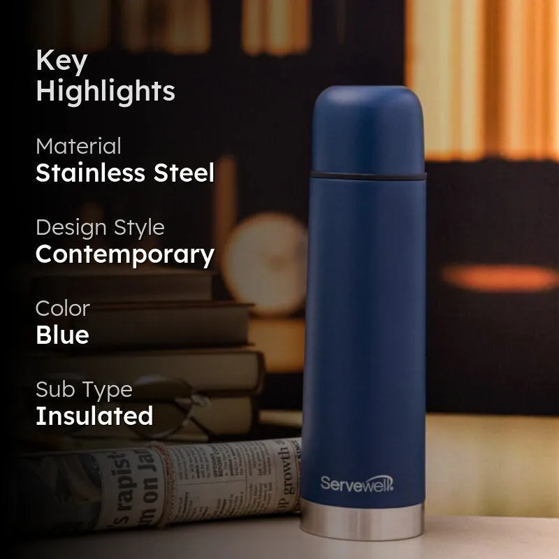 Cobalt Glow Insulated Flask - 500 mL - 2