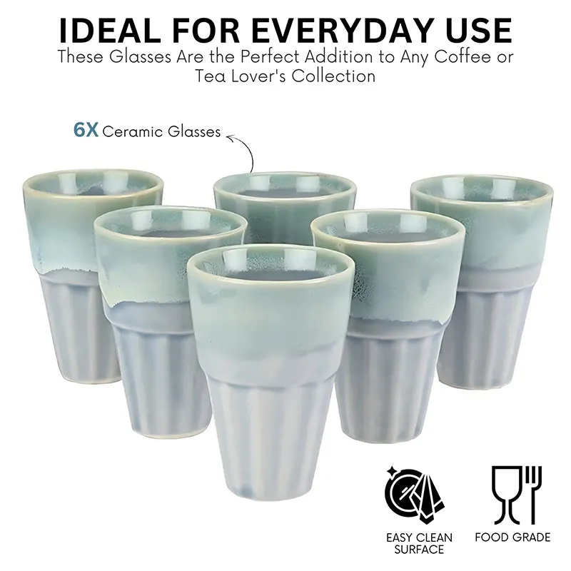 Petra Ceramic Kulhad - Set Of Six media 4