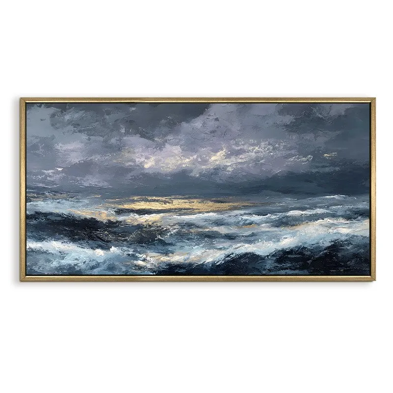 Obsidian Ocean Canvas Wall Art media 3