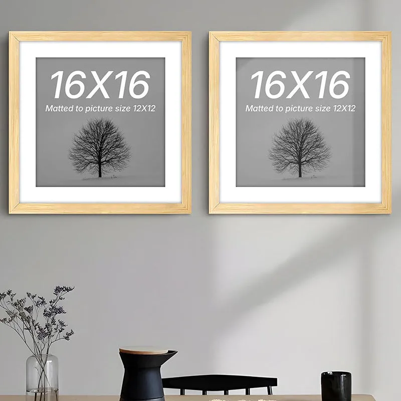 Driftwood Charm Photo Frame (Beige) - Set Of Two media 1