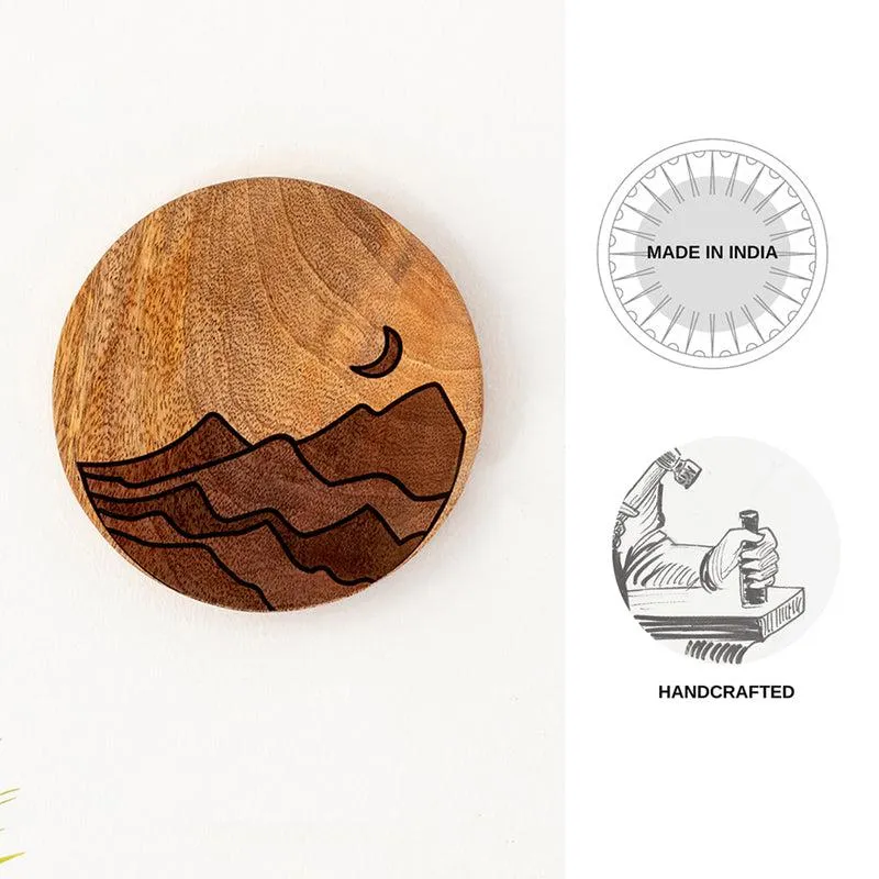 Moonlit Dunes Mango Wood Wall Accent media 5