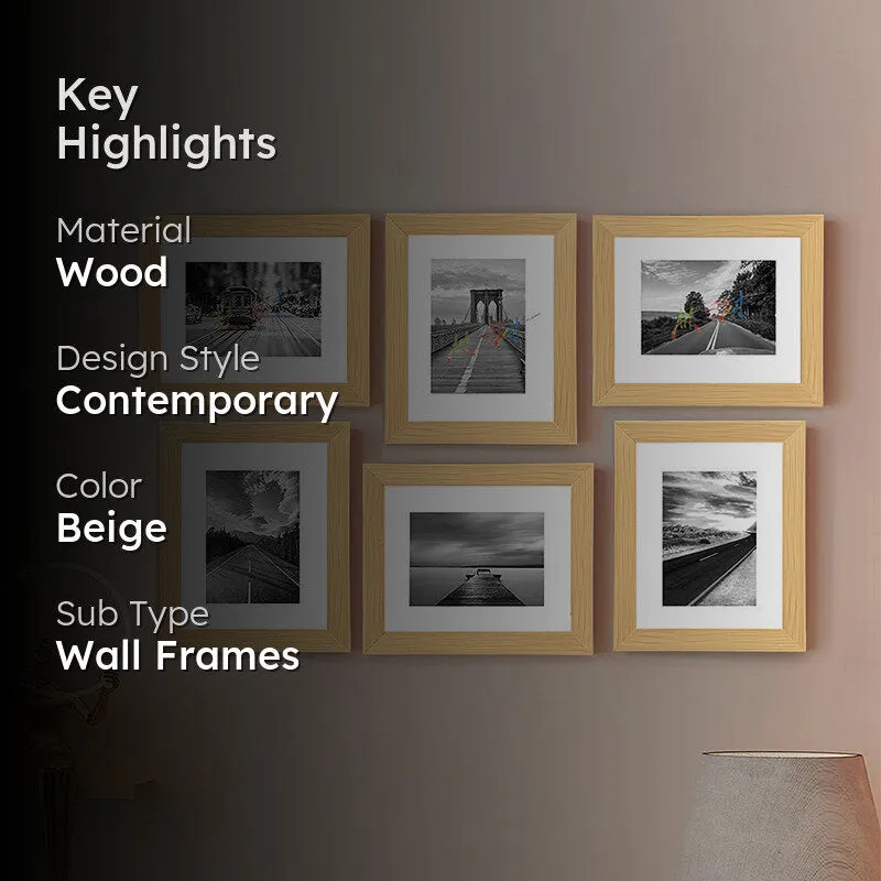 Willow Vine Photo Frame (Beige) - Set Of Six media 2