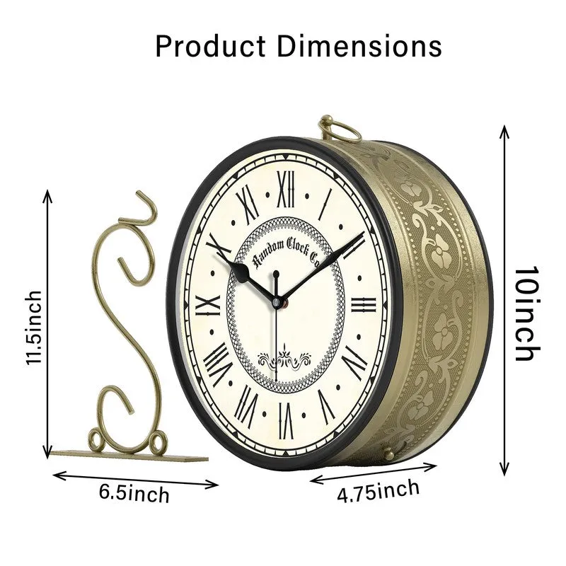 Oldspire Double Sided Wall Clock media 8