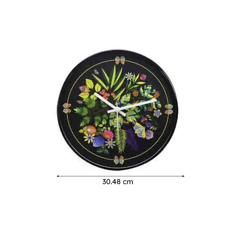 Vibrant Bliss Blue Wall Clock media 7