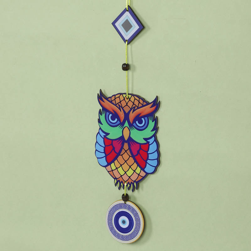 Color Burst Hoot MDF Wall Hanging media 4