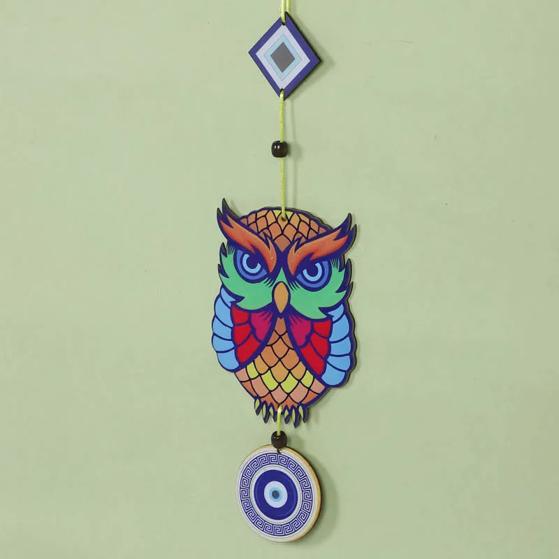 Color Burst Hoot MDF Wall Hanging media 4