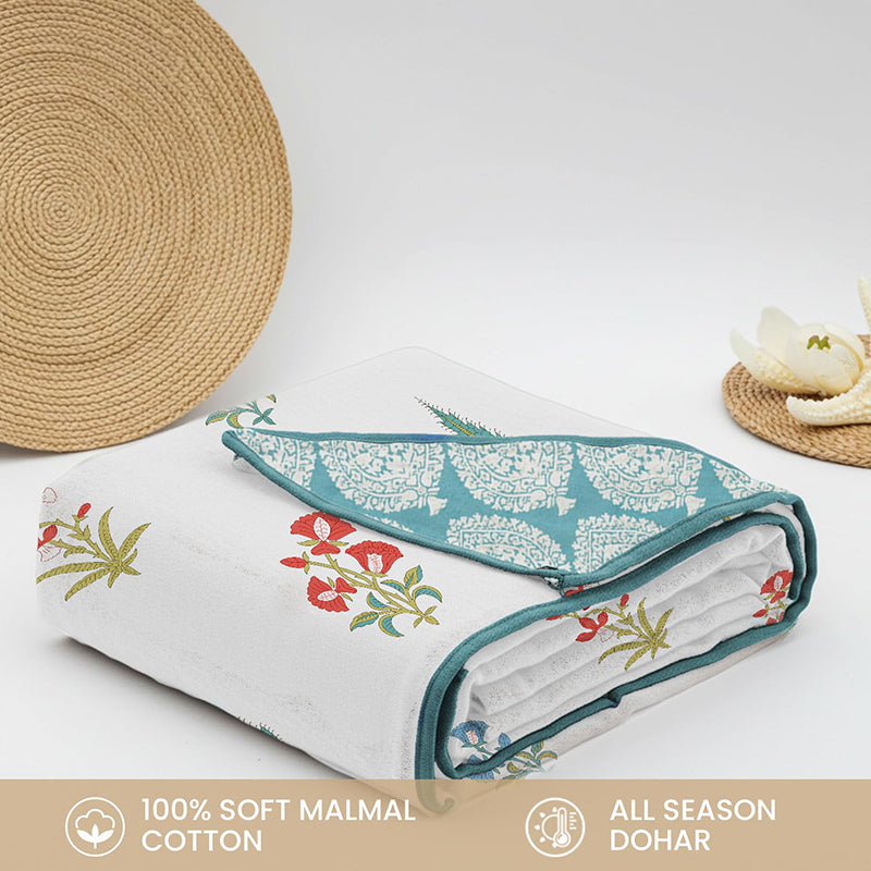 Urban Space High Garden Reversible Dohar - Red media 8
