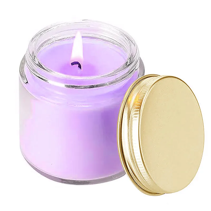 Geode Scented Candle (Lavender/Pink) - Set Of Four media 6
