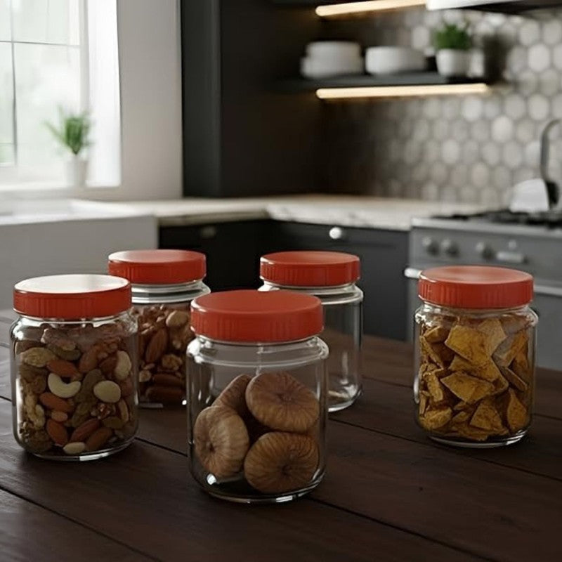 PantryGlow Glass Jar (500 mL Each) - Set Of Six media 5