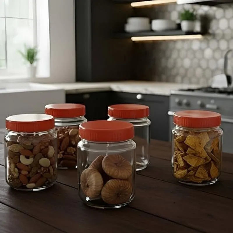 PantryGlow Glass Jar (500 mL Each) - Set Of Six media 5
