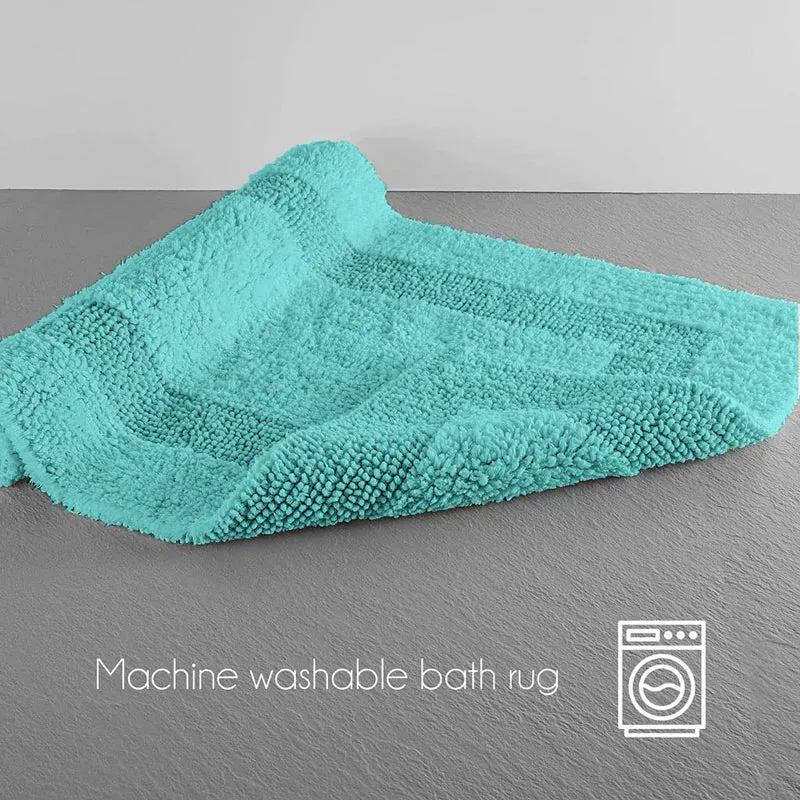 Paris Luxe Reversible Bath Mat - Aqua media 4