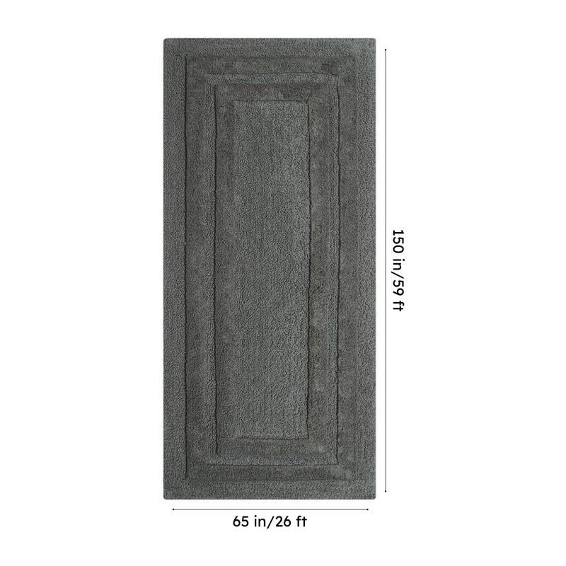 PureStep Cotton Runner Rug - Gery media 10