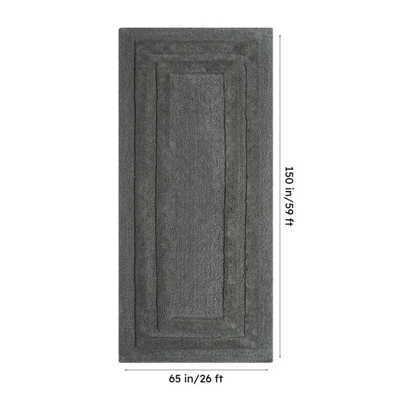 PureStep Cotton Runner Rug - Gery media 10