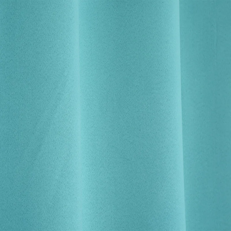 Nisha Blackout Curtain (Aqua) - Set Of Two media 3