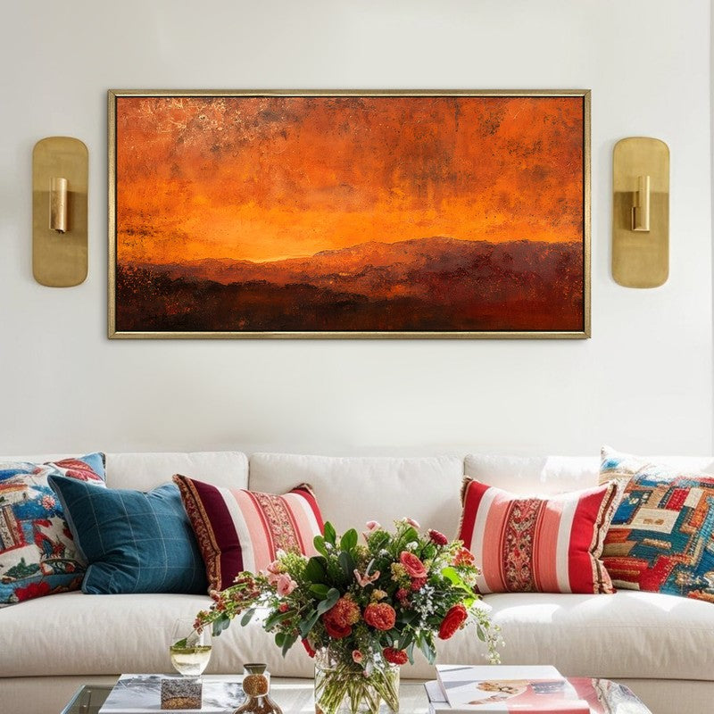 Sapphire Silence Canvas Wall Art
