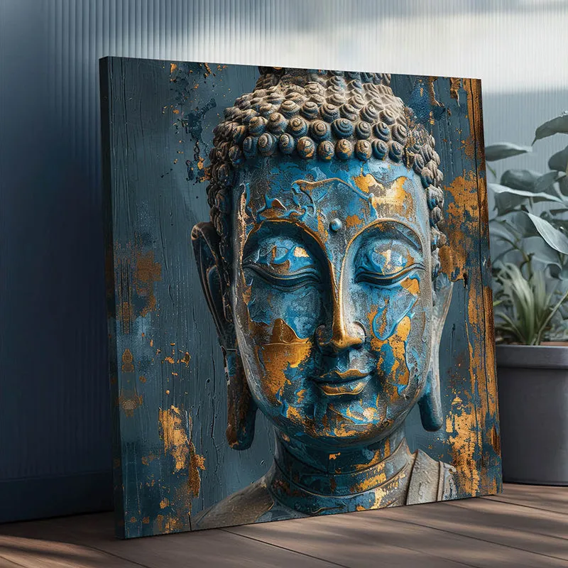 Weathered Buddha Canvas Wall Art media 6