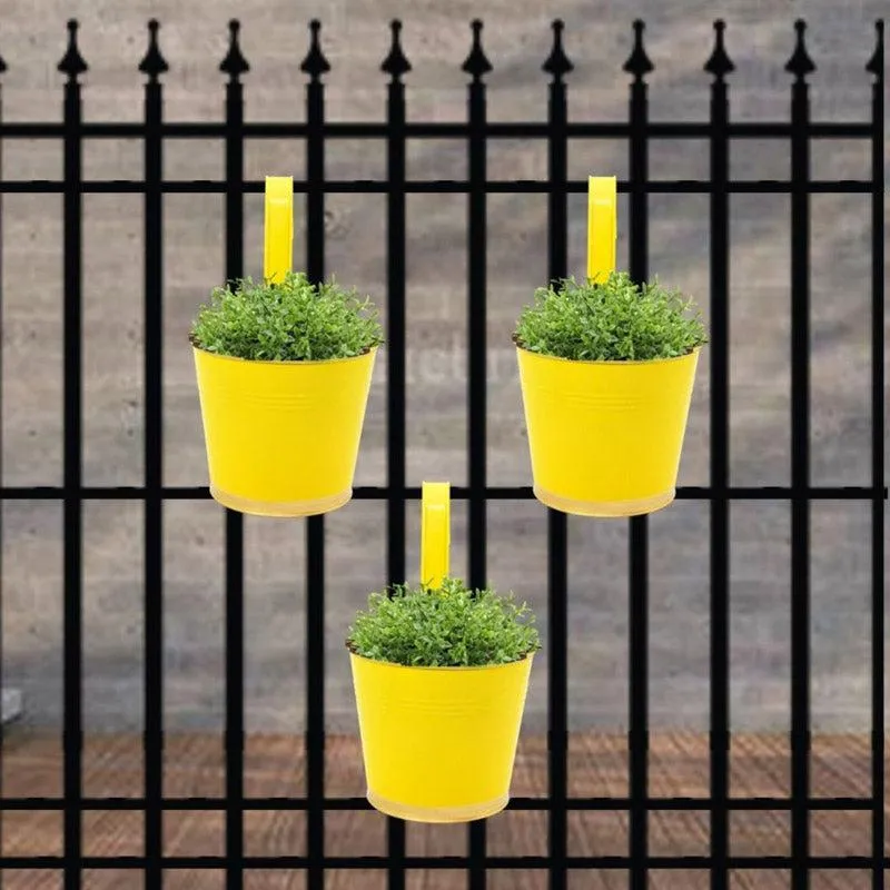 Lush Glow Planter (Yellow) - Set Of Three media 1