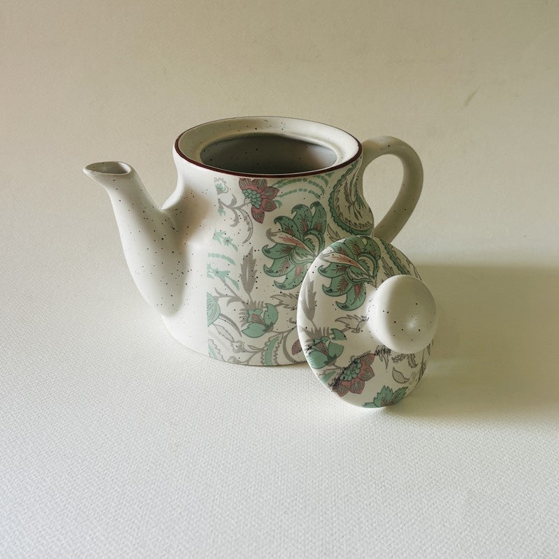 Florale Ceramic Tea Set - Six Piece Set media 9