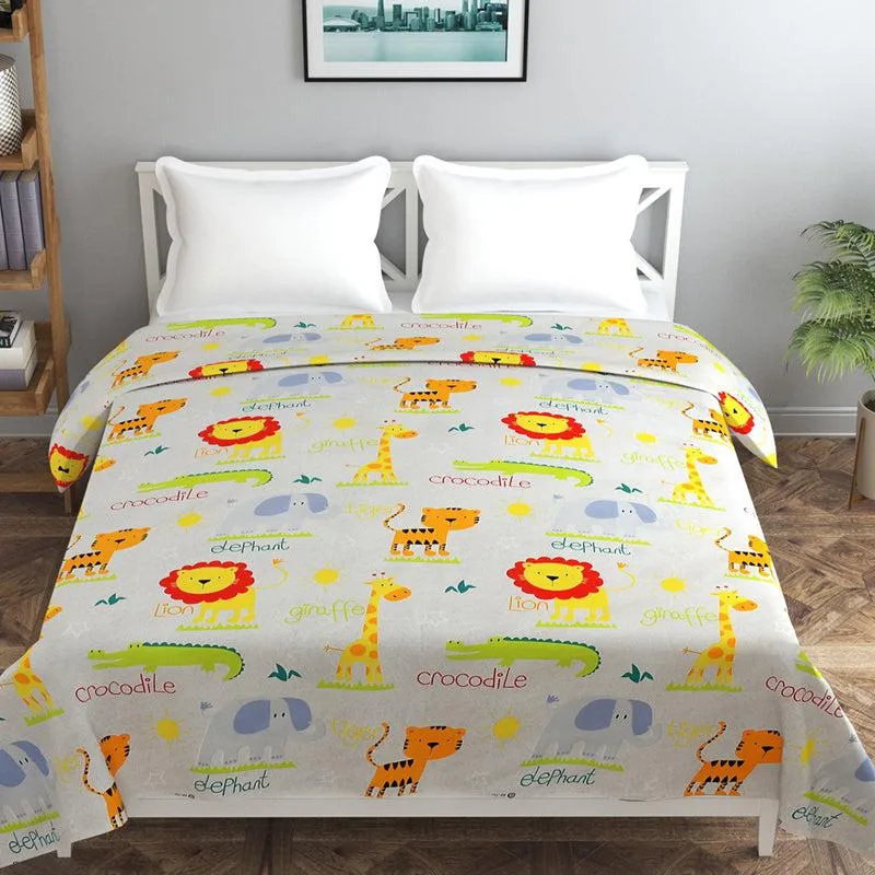 Whiskers & Woods Kids' Cotton Duvet Cover - 210 TC media 3