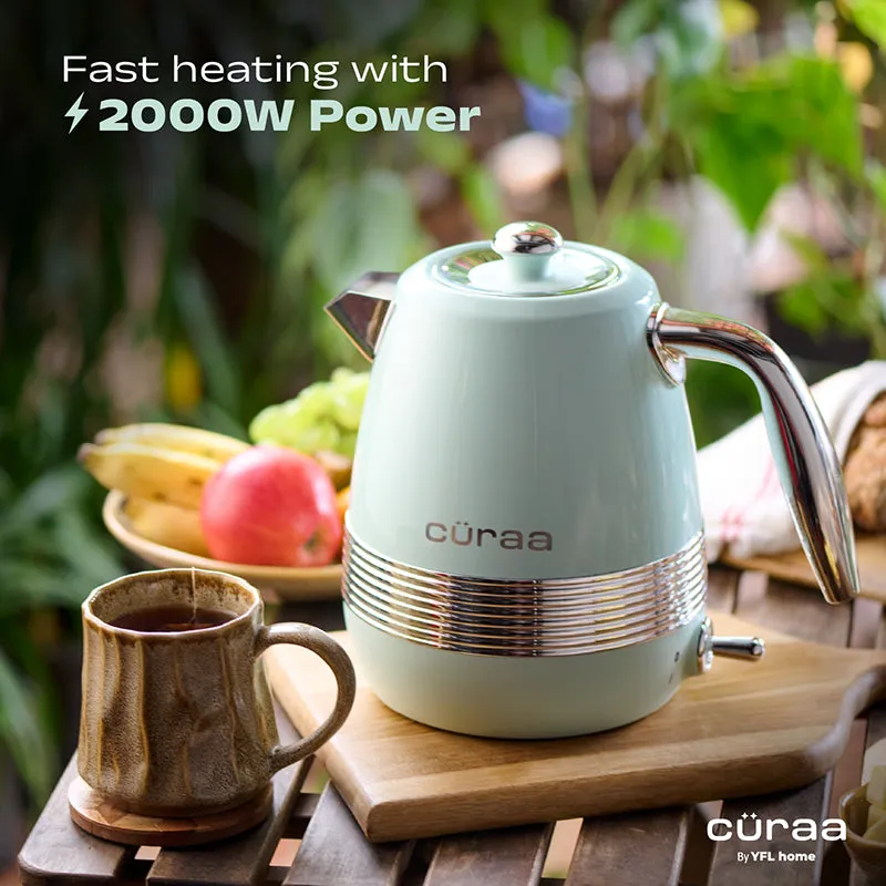 Cüraa By YFL Home Retro Electric Kettle (Green/2000 W) - 1.8 Litre media 3