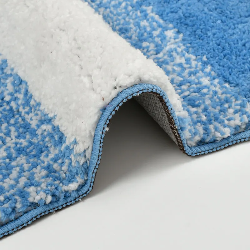 Orlina Cotton Bath Mat - Sky Blue media 3