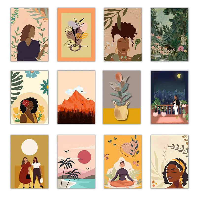 Feminine Grace Wall Poster - Set Of Twelve media 3