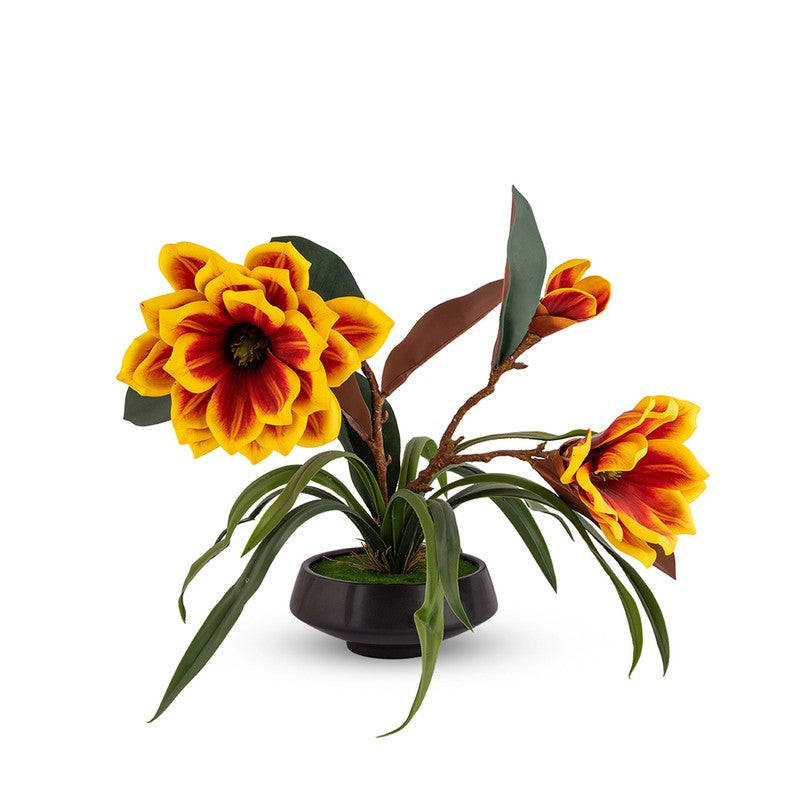 AarviDecor Sunburst Bloom Foam Artificial Plants media 3