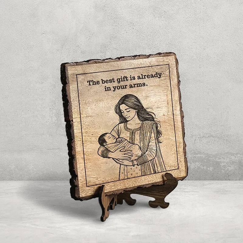 The Best Gift Wood Showpiece - Square media 3