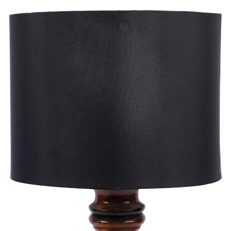Blace Gilmore Fabric Table Lamp - Black,Brown media 5