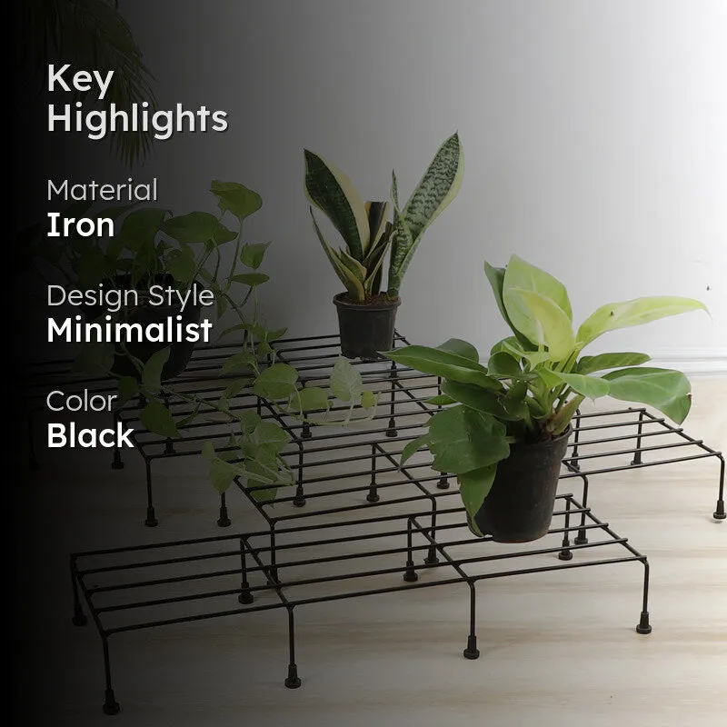 Leaf Lift Planter Stand - Set Of Three media 2
