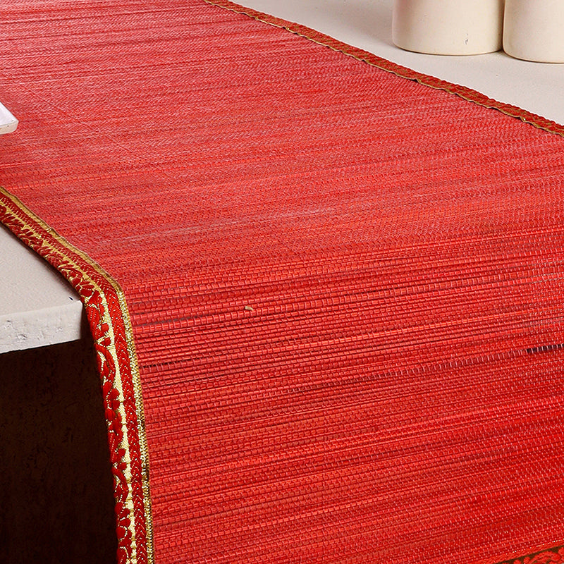 Eco Sip Bamboo Table Runner - Red media 4