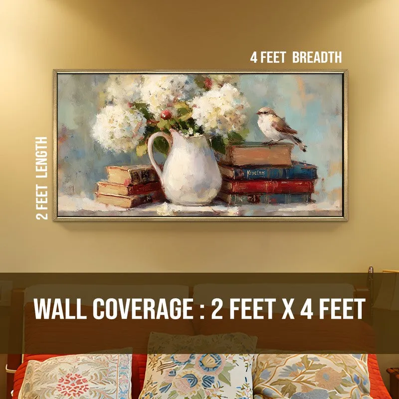 Botanical Charm Canvas Wall Painting With Frame media 8