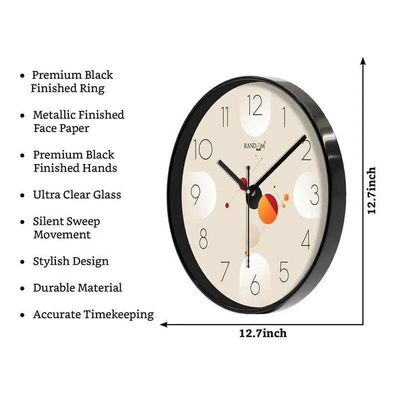Orbit Round Analog Wall Clock - Light Grey media 8