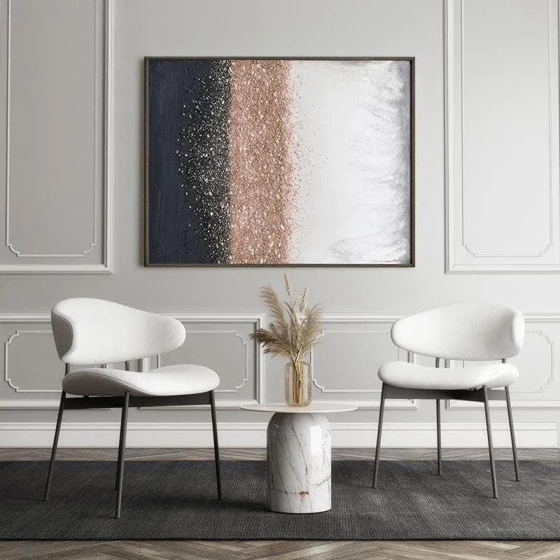 Ethereal Rhythms Canvas Wall Painting - Black Frame media 5