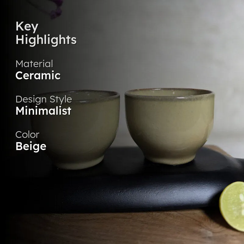 Afila Ceramic Coffee Mug (250 mL Each) - Set of Two media 2